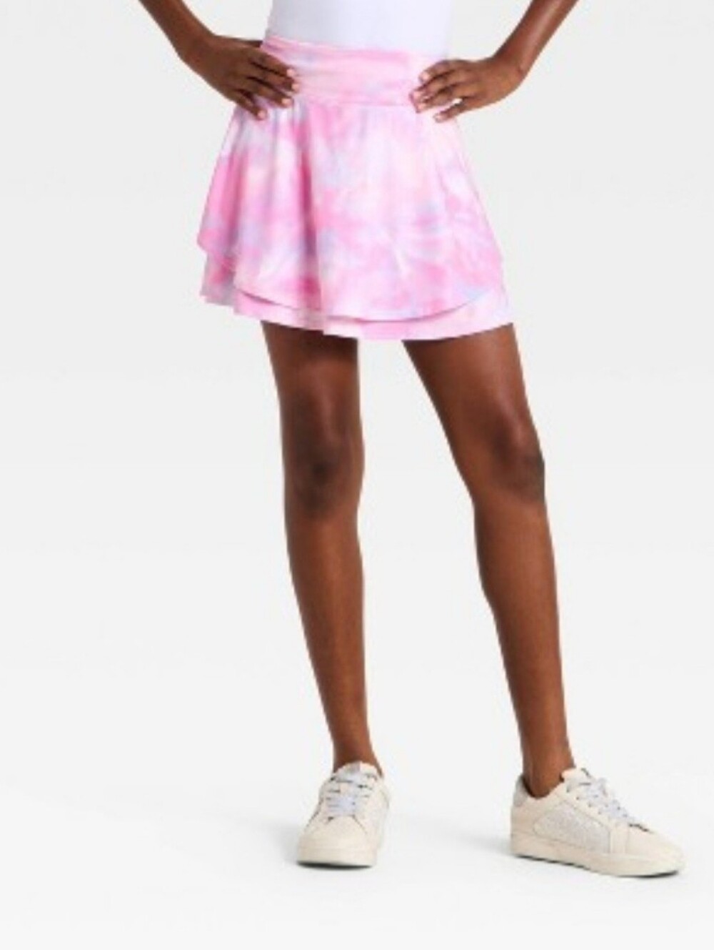 Girls' Knit Skort - All In Motion Pink S